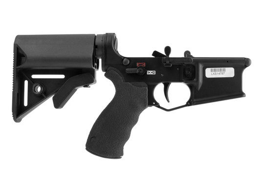 Lewis Machine and Tool MARS-LS PDW AR15 Complete Lower Receiver features the PDW SOPMOD stock